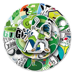 Cartoon Golf Stickers Pack: Kids Toy Gift, DIY Laptop Suitcase Car Phone Decals Wholesale (Online Order Only)