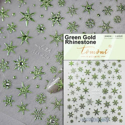 Dressy Embossment Colorful Gradient Snowflakes Laser Silver Christmas Tree Winter Bowknot Santa Nail Art Stickers Manicure Decal (Online Order Only)