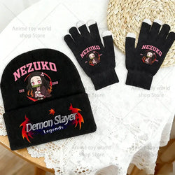 Demon Slayer Hat Gloves Set: Tanjiro Winter Knit Kit (ONLINE ORDER ONLY)