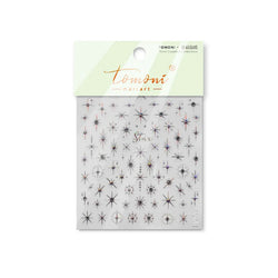Gold Silver Star Laser Pink Colorful Glitter Starlight Sparkle Rhinestones Relief Nail Art Decorations Stickers Manicure Decals (ONLINE ORDER ONLY)