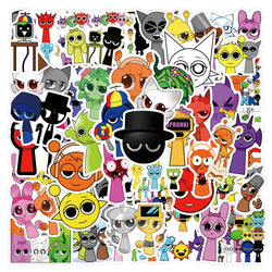 Incredibox Sprunki Stickers 10/30/55/110PCS DIY Skateboard Notebook Fridge Phone Guitar Luggage Decals Toy Graffiti (ONLINE ORDER ONLY)