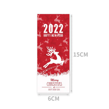 10-30pcs Merry Christmas Seal Sticker Christmas Tree Gift Label Sticker Scrapbooking For Christmas Party Decoration (ONLINE ORDER ONLY)