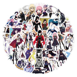 10/30/50PCS Chained Soldier Cartoon Stickers Cute Girl Sticker Waterproof Kids Toy Laptop Phone Luggage Car Bike Anime Graffit (ONLINE ORDER ONLY)