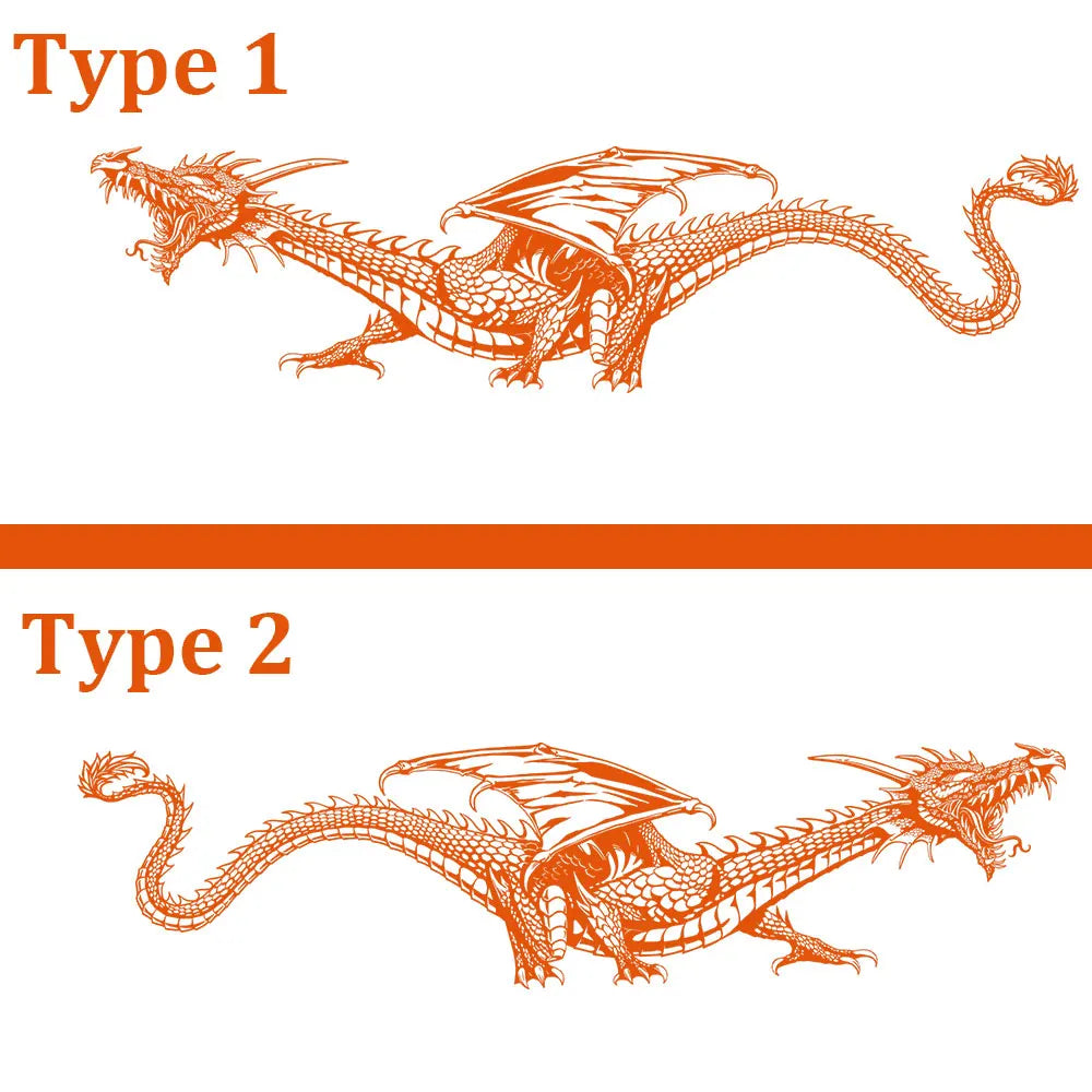 Anime Detachment Car Stickers Beasts And Dragons Picture Decoration Body  Movement Style Die Cutting Waterproof PVC Vinyl Decals (ONLINE ORDER ONLY)