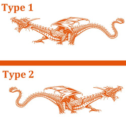 Anime Detachment Car Stickers Beasts And Dragons Picture Decoration Body  Movement Style Die Cutting Waterproof PVC Vinyl Decals (ONLINE ORDER ONLY)