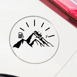 Truck Fuel Mountain Full Gas Gauge Sticker for Car Fuel Tank Cap Door Decoration Automotive Supplies Stickers PVC Vinyl Decals (ONLINE ORDER ONLY)