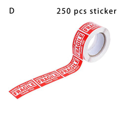 250Pcs/roll  Fragile Warning Label Stickers Please Handle With Care Keep Goods Care Shipping Express Adhesive Special Label (ONLINE ORDER ONLY)
