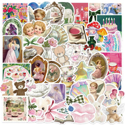 50pcs Cartoon Graffiti Stickers for Car, Skateboard, Laptop, Phone, Students (ONLINE ORDER ONLY)