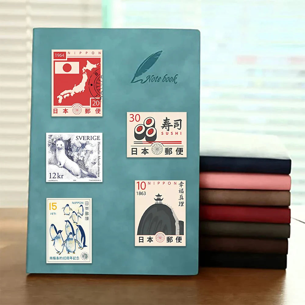 10/30/50pcs Vintage Postal Stamps From All Over The World Sticker Packs (ONLINE ORDER ONLY)