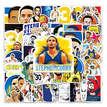 Stephen Curry Basketball Stickers for Suitcase, Water Cup, Phone, Notebook, Scooter, Refrigerator (ONLINE ORDER ONLY)