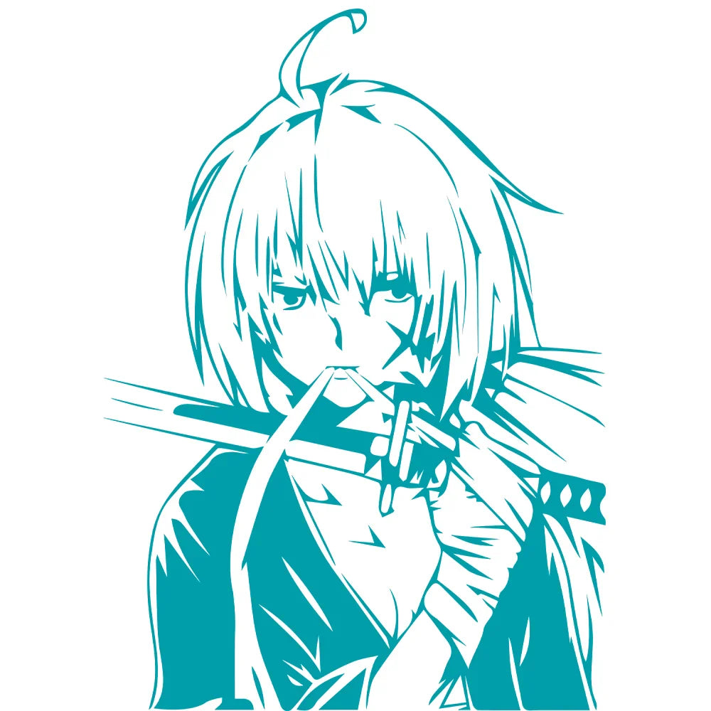 Japanese Anime Car Sticker Individual Decoration Door Donnet External Parts Waterproof Die-Cutting PVC Vinyl Decals (ONLINE ORDER ONLY)