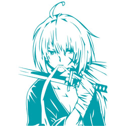 Japanese Anime Car Sticker Individual Decoration Door Donnet External Parts Waterproof Die-Cutting PVC Vinyl Decals (ONLINE ORDER ONLY)