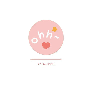 100-500pcs Cute Cartoon Sealing Stickers 1Inch Animal Scrapbook Envelope Gift Decor Labels Children Stationery Sticker (ONLINE ORDER ONLY)