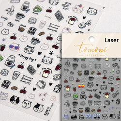 Shiny Attractive Apple Core Peel Cute Fruits Bowknot Tie Star Self Adhesive Nail Art Stickers Charming Rhinestone Manicure Decal (ONLINE ORDER ONLY)