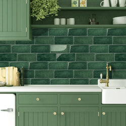 10 Sheets Peel and Stick Wallpaper Waterproof Subway 3D Wall Tile Sticker Easy to Install Big Size Wall Sticker for Home Decor (ONLINE ORDER ONLY)