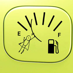 Hero Empty Full Gas Gauge Sticker for Car Fuel Tank Cap Door Decoration Exterior Accessories Outdoor Stickers Vinyl Decals (ONLINE ORDER ONLY)
