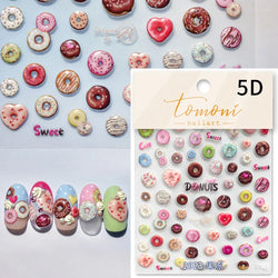 Cute Fresh Fruit Lovely Red Strawberry Grape Cherry Peach 3D Jelly Design Dopamine Self Adhesive Nail Art Sticker Manicure Decal (Online Order Only)
