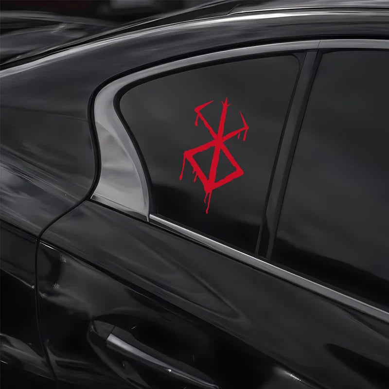 Guts's Brand decal,Berserk decal ,creative&cool stickers for Anime fans&lover,high quality for car trucks motorcycles &laptops! (ONLINE ORDER ONLY)