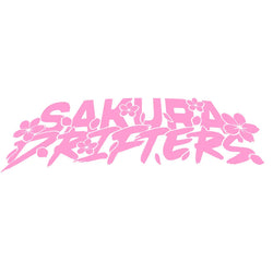 Sakura Drifters Brush for JDM Sticker Cherry Blossom Petals Decoration Windshield External Accessories  Waterproof Vinyl Decals (ONLINE ORDER ONLY)
