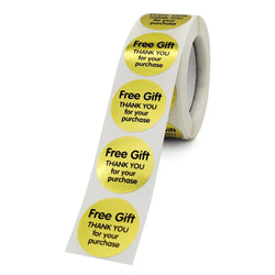 100-500pcs Thank You Stickers Free gift Gold Craft Handmade Sticker Circle Thank You Stickers For Business Card Sealing Labels (ONLINE ORDER ONLY)