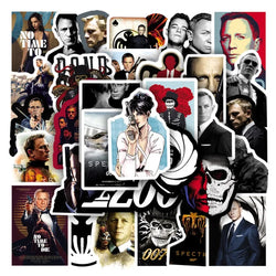 50pcs 007 Graffiti Stickers for Laptop, Phone, Car, Scooter, Suitcase, Water Bottle, Refrigerator (ONLINE ORDER ONLY)