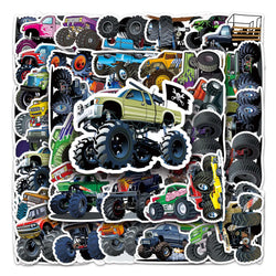 50Pcs Bigfoot Car Cartoon Waterproof Vinyl Stickers (ONLINE ORDER ONLY)