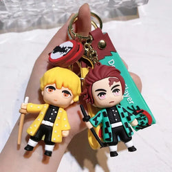 Demon Slayer Keychains: Cute Anime Car & Bag Pendant Accessories (ONLINE ORDER ONLY)