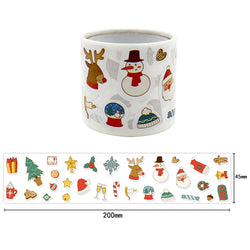 300Pcs Merry Christmas Stickers for Scrapbook, Diary, Album, Stationery, Toys (Online Order Only)