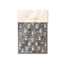Cute Cat Eye Fishbone Animals Leopard Cat Ginger Cat Kitten Exclamation Point Paw Self Adhesive Nail Art Sticker Manicure Decals (ONLINE ORDER ONLY)