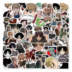 50pcs Killing Stalking Cartoon Stickers for Helmet, Desktop, Wall Decoration (ONLINE ORDER ONLY)