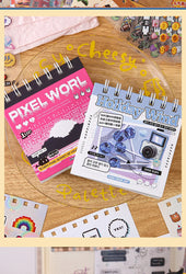 45 Sheets 4 Various Styles of Sticker Books Cute Cut Film Sticker Journal Handbook Scrapbooking Kawaii Decoration Sticker Gift (ONLINE ORDER ONLY)