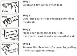 Car Styling Stickers Environmental Protection JDM Japanese Automotive Emission Standard Decal Auto Window Applique Window Tape (ONLINE ORDER ONLY)