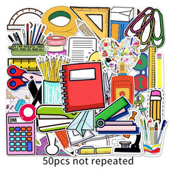 50pcs Creative Fashion Graffiti Stickers for Helmet, Wall, Desktop Decoration (ONLINE ORDER ONLY)