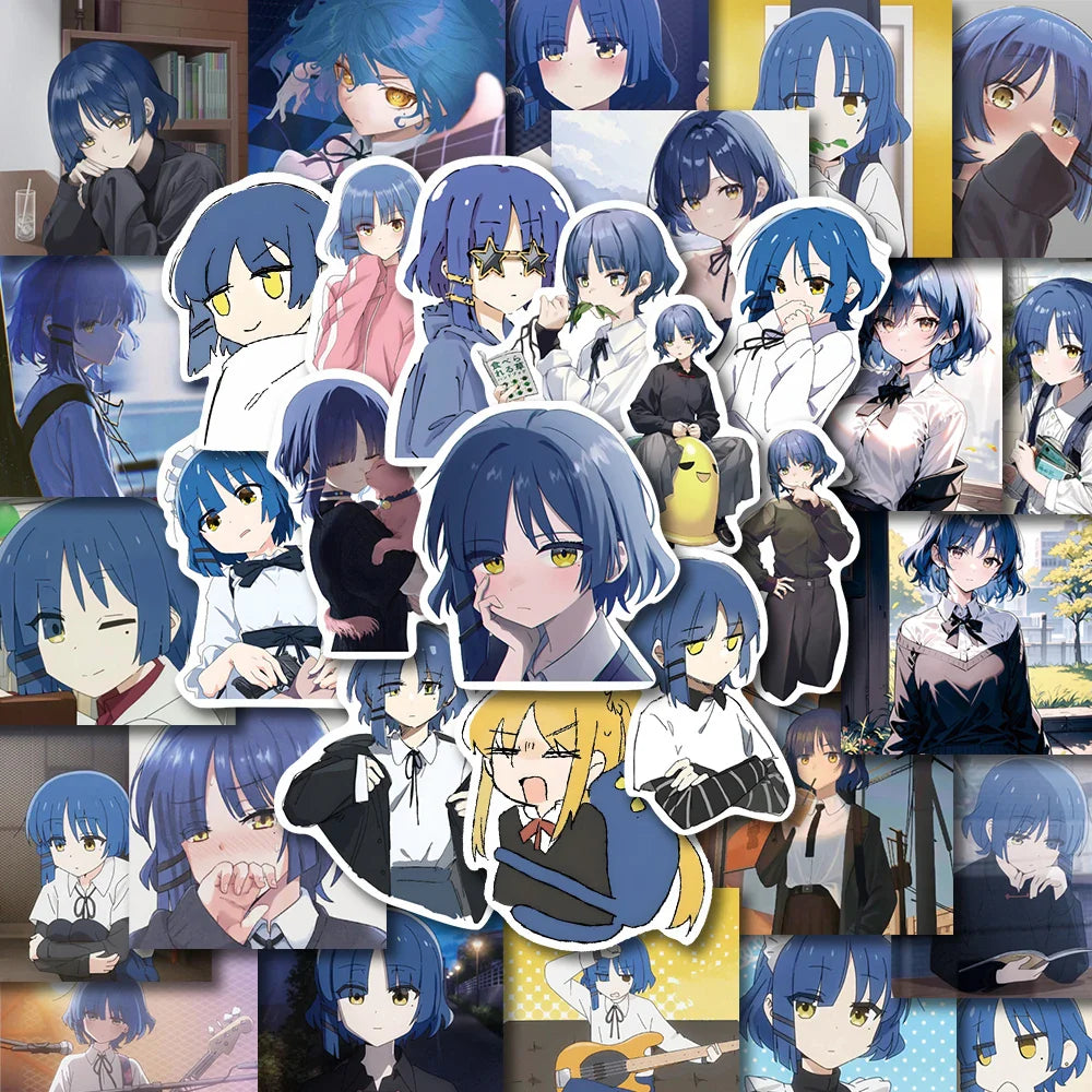 63Pcs Cute Anime Girl Stickers Waterproof for Kids Toys, Water Bottle, Laptop, Luggage (Online Order Only)