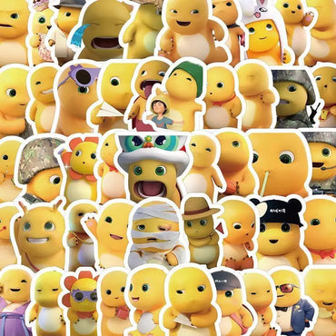 100pcs MilkDragon Cartoon Stickers for Laptop, Phone, Car, Scooter, Suitcase, Water Cup, Stationery, Refrigerator Decoration (Online Order Only)