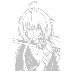 Japanese Anime Car Sticker Individual Decoration Door Donnet External Parts Waterproof Die-Cutting PVC Vinyl Decals (ONLINE ORDER ONLY)