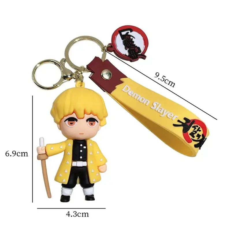 Demon Slayer Keychains: Cute Anime Car & Bag Pendant Accessories (ONLINE ORDER ONLY)