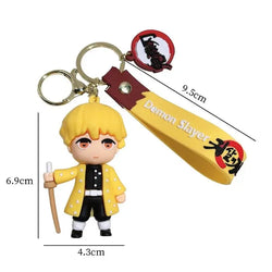 Demon Slayer Keychains: Cute Anime Car & Bag Pendant Accessories (ONLINE ORDER ONLY)