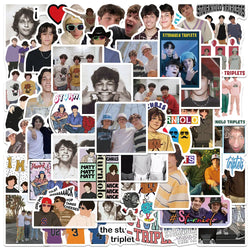50PCS Sturniolo Triplets Waterproof Stickers for Bottle, Phone, Notebook, Luggage, Car (Online Order Only)