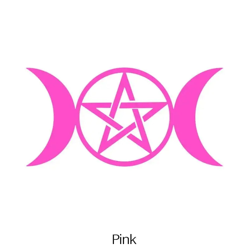 Wiccan Double Moon Goddess STICKERs，Perfect for Automobiles, Motorcycles, Trucks & Laptops! (ONLINE ORDER ONLY)