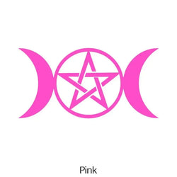 Wiccan Double Moon Goddess STICKERs，Perfect for Automobiles, Motorcycles, Trucks & Laptops! (ONLINE ORDER ONLY)