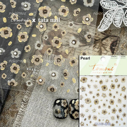 White Pink Flower Dreamy Romantic Petal Jelly Shiny Peach Blossom Polarized Light Delicate Nail Art Stickers 5D Manicure Decals (ONLINE ORDER ONLY)