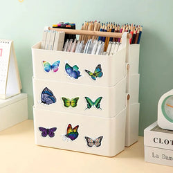 100-500pcs Butterfly Cartoon Graffiti Stickers DIY Phone Guitar Laptop Notebook Suitcase Waterproof Sticker Kids Toy (ONLINE ORDER ONLY)