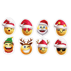 100-500pcs Heterotypic Christmas Themed Stickers 8 Designs DlY Graffiti Holiday Party Decoration label Stationery Sticker (ONLINE ORDER ONLY)