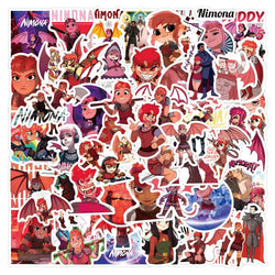 10/30/60PCS Nimona Cartoon Stickers Fantasy Animation Sticker Scrapbook Luggage Laptop Guitar Bike Skatebaord Decals Kids Toys (ONLINE ORDER ONLY)