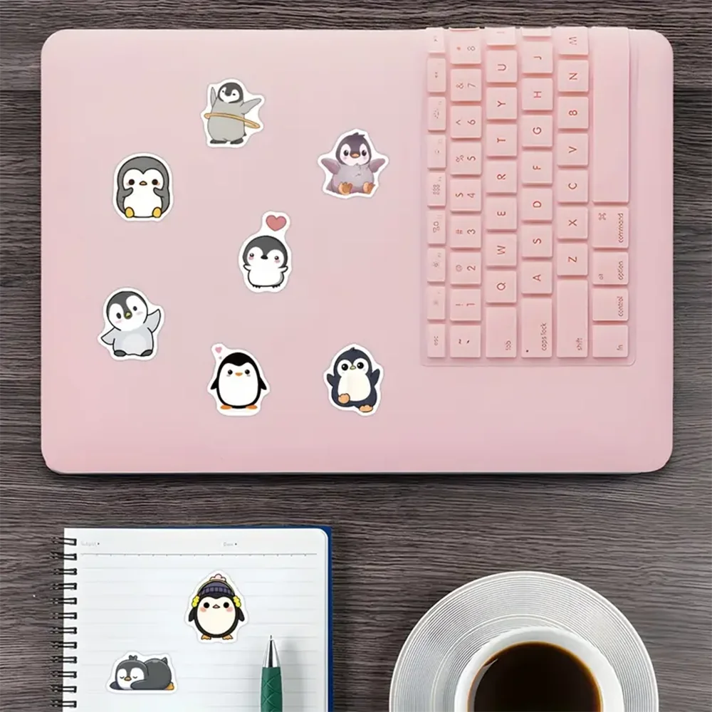 100-500pcs Penguin Animal Stickers Cartoon Removable Notebook Graffiti Sticker Decoration DIY Gift Baking Package Envelope Lable (ONLINE ORDER ONLY)