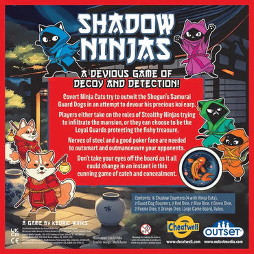 Shadow Ninjas - A Devious Game of Decoy & Deception - Outset (ONLINE ORDER ONLY)