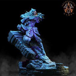 3D Printed Archvillain Games The Deathknight Order Shadowblades 28 32mm D&D (Online Only)