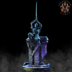 3D Printed Archvillain Games The Deathknight Order Shadowblades 28 32mm D&D (Online Only)
