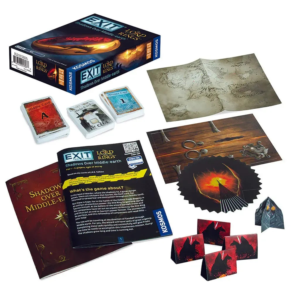 Shadows Over Middle-earth LOTR- Exit the Escape Room Game - Kosmos (ONLINE ORDER ONLY)